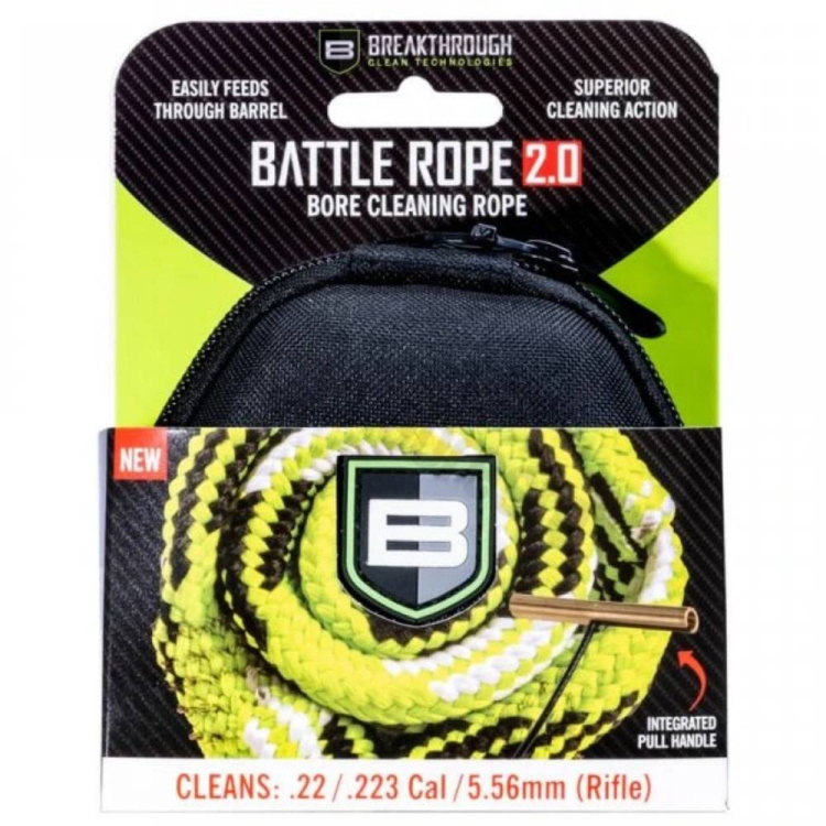 Čistící šňůra Battle Rope 2.0  s EVA pouzdrem, Breakthrough