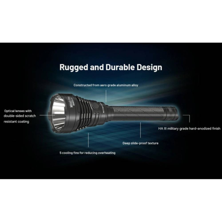 Taktická svítilna pro dlouhé zbraně MH40 Pro, Nitecore