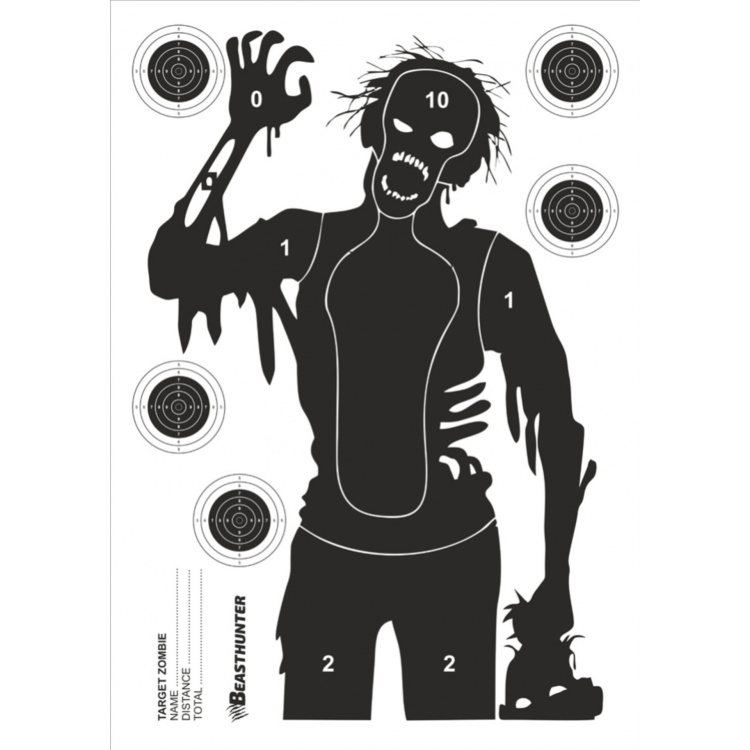 Terč silueta, 10 ks, Beast Hunter