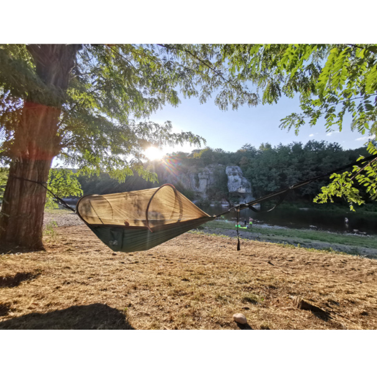 Houpací síť s integrovanou moskytiérou 'Pop-Up', tmavě zelená, Origin Outdoors