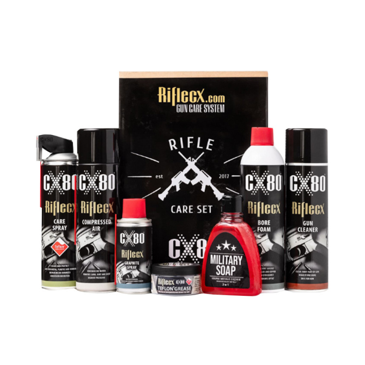 Sada na čištění dlouhých zbraní Rifle Care Set, Riflecx