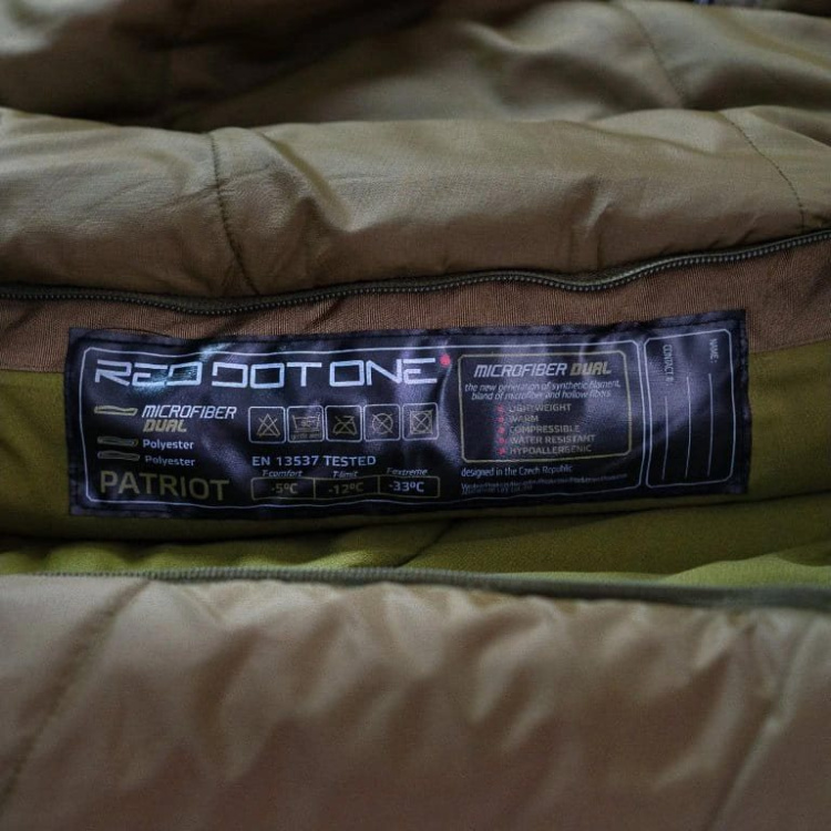 Zimní spací pytel Patriot RX, Red Dot One