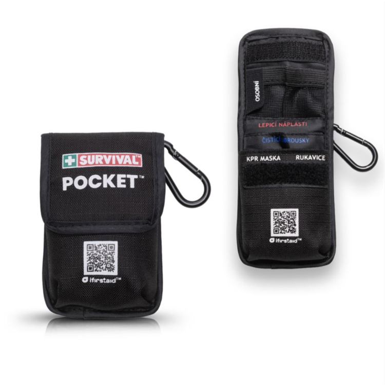 Kompaktní KPR sada First Aid Kit Pocket CPR, Survival
