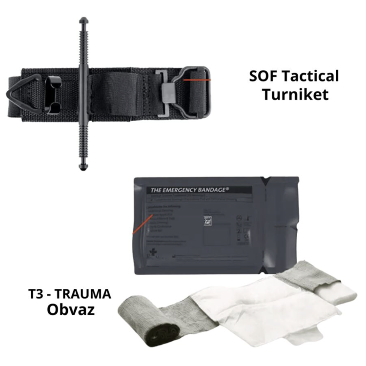 Kompaktní First Aid Kit Trauma, Survival