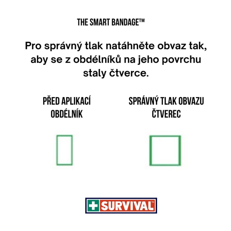 Tlakové obinadlo Smart Bandage, Surplus