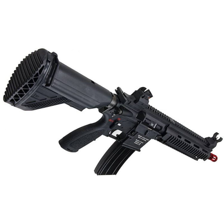 Tréninková puška se zpětným rázem HK416 A5, Green gas, Laser Ammo