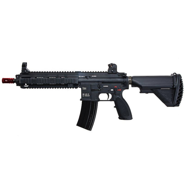 Tréninková puška se zpětným rázem HK416 A5, Green gas, Laser Ammo