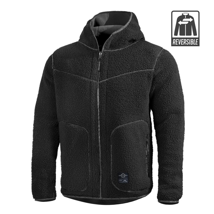 Bunda Ianos Sherpa 2-in-1 Reversible Fleece Jacket, Pentagon
