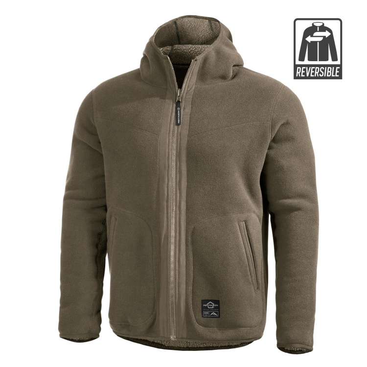 Bunda Ianos Sherpa 2-in-1 Reversible Fleece Jacket, Pentagon