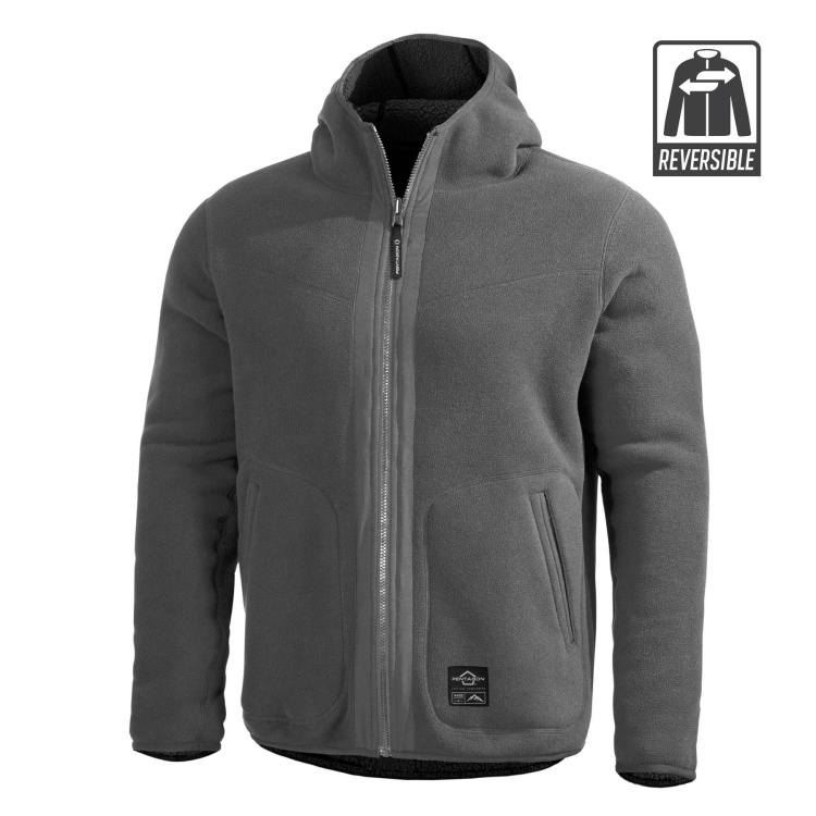Bunda Ianos Sherpa 2-in-1 Reversible Fleece Jacket, Pentagon