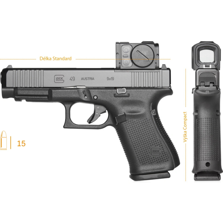 Pistole Glock 49, 9 mm Luger