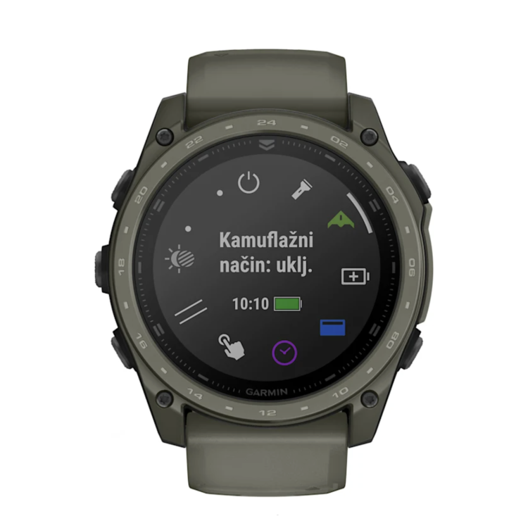 Chytré taktické hodinky Tactix 8 AMOLED, Garmin, 51 mm