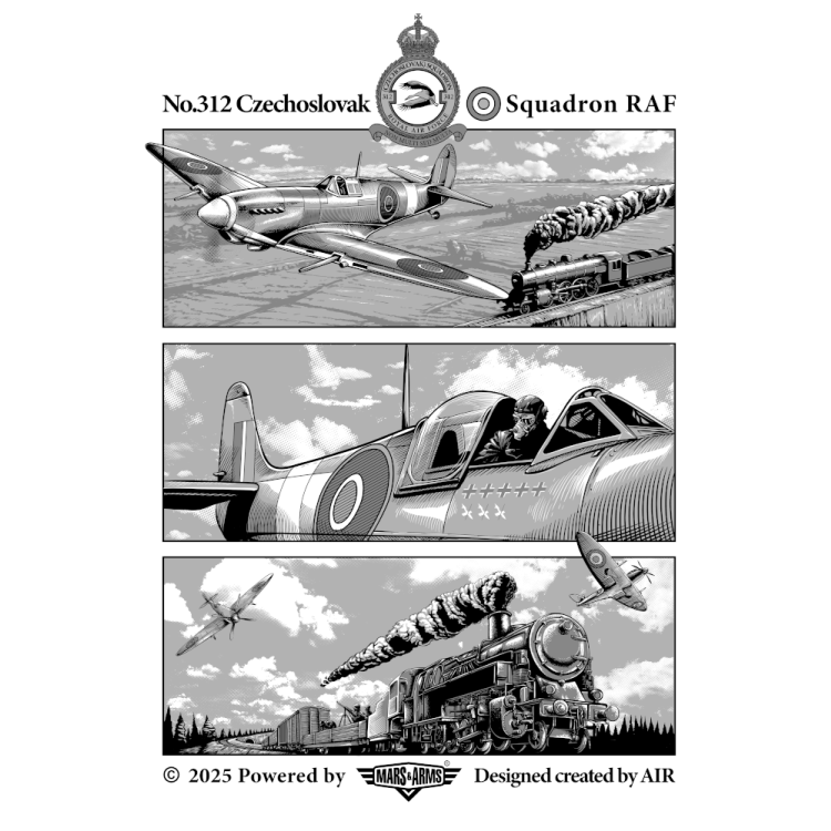 Army triko RAF 312, Mars &amp; Arms