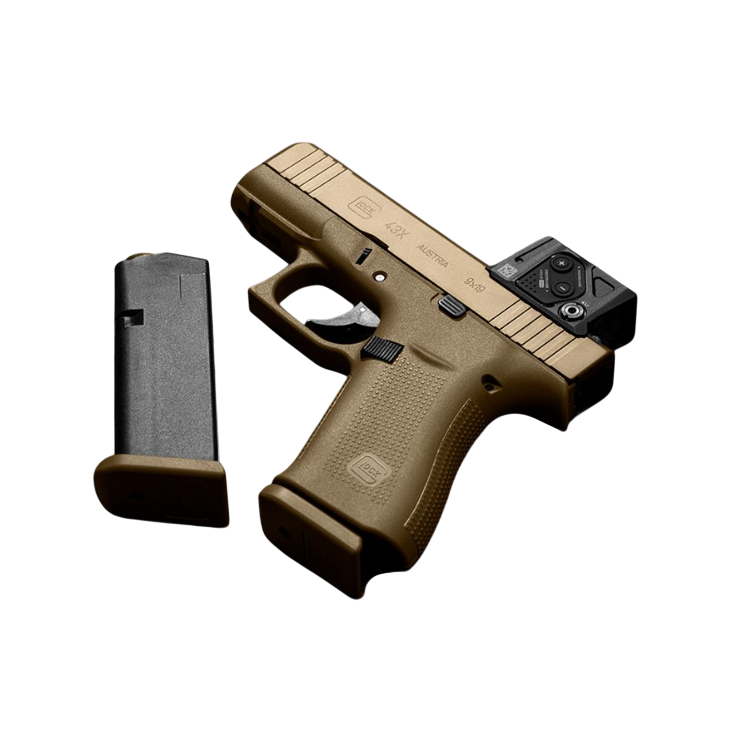 Pistole Glock 43X A-CUT™ COA™, 9 mm Luger, Coyote, Gen5, limitovaná edice