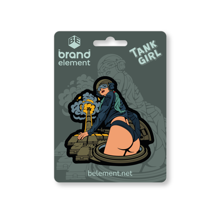 PVC nášivka "Tank Girl", Brand Element