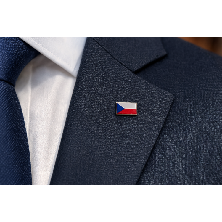 Sada odznaků VLAJKA ČR a VLAJKA ČR