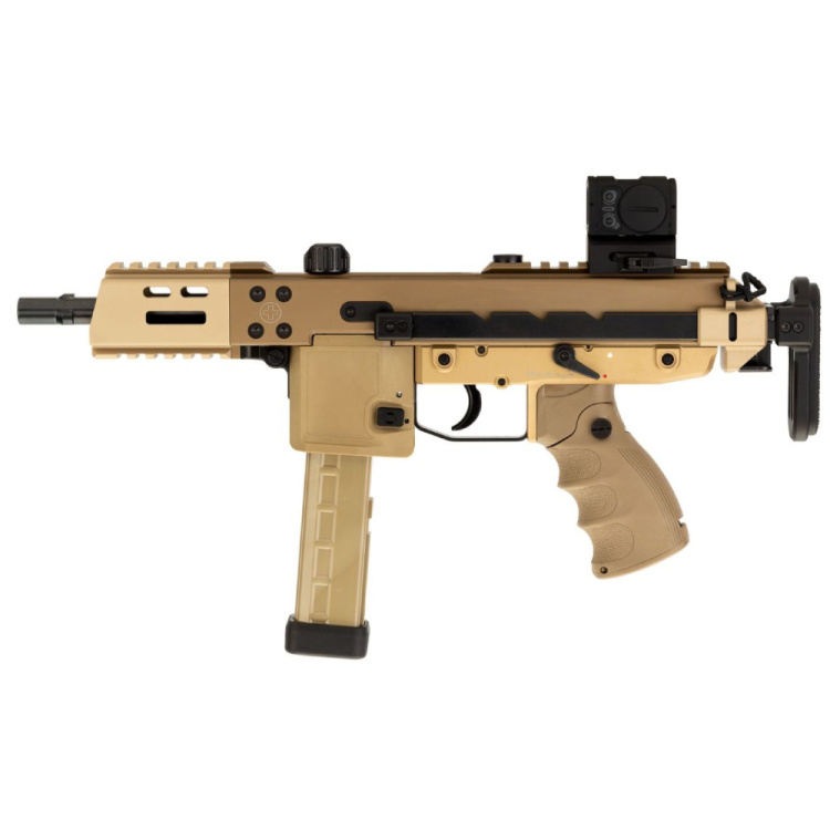 Samonabíjecí puška B&amp;T KH9 Covert, 9 mm Luger, 6", Coyote Tan