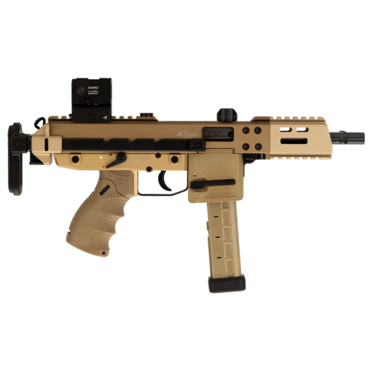 Samonabíjecí puška B&amp;T KH9 Covert, 9 mm Luger, 6", Coyote Tan