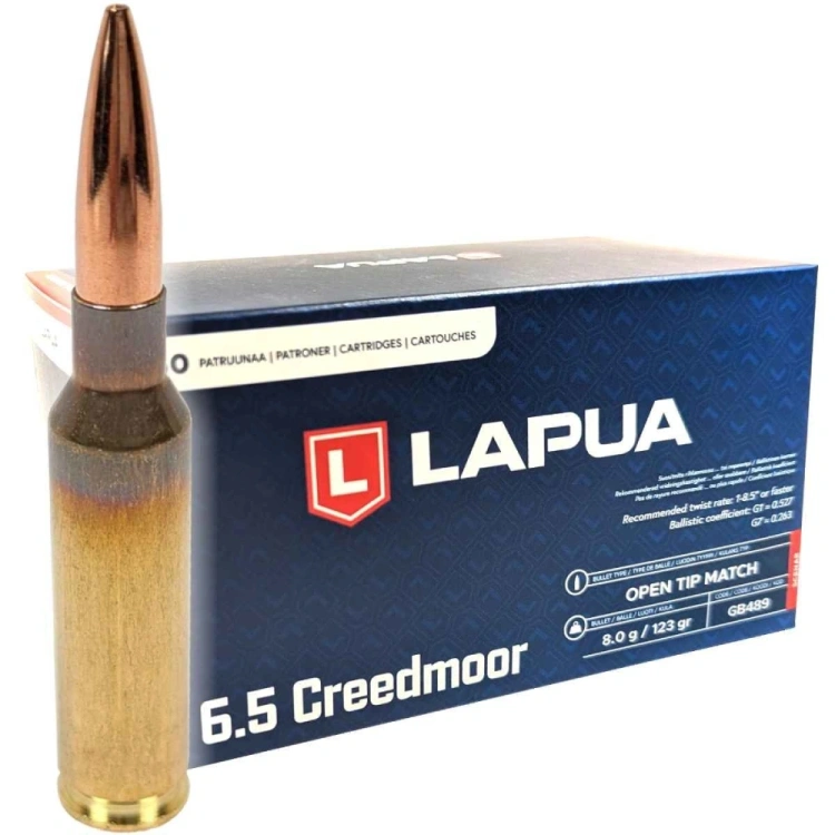 Puškové náboje Lapua 6,5 Creedmoor SCENAR, OTM