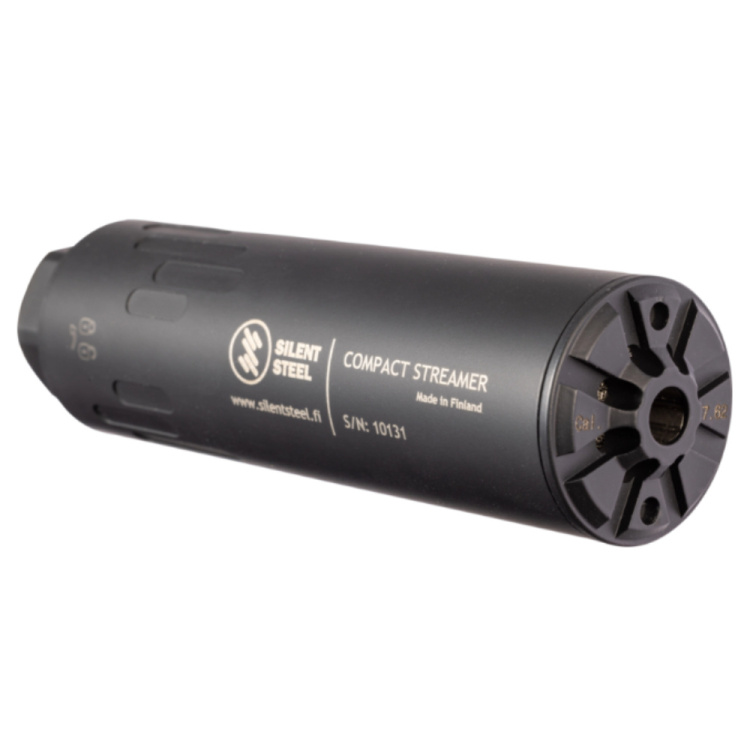 Tlumič Compact Baffle Streamer, 5/8" x 24 UNEF, Silent Steel