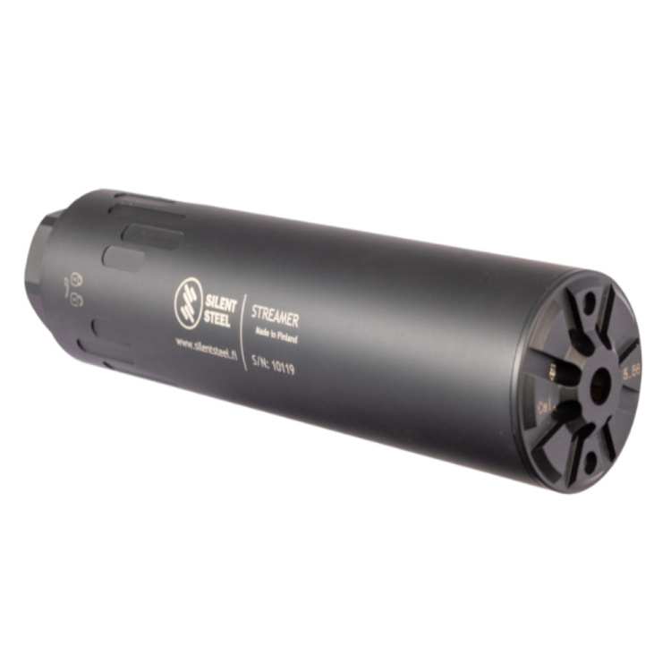 Tlumič Flow Streamer, pro ráže do 7,62 mm, M15x1, Silent Steel