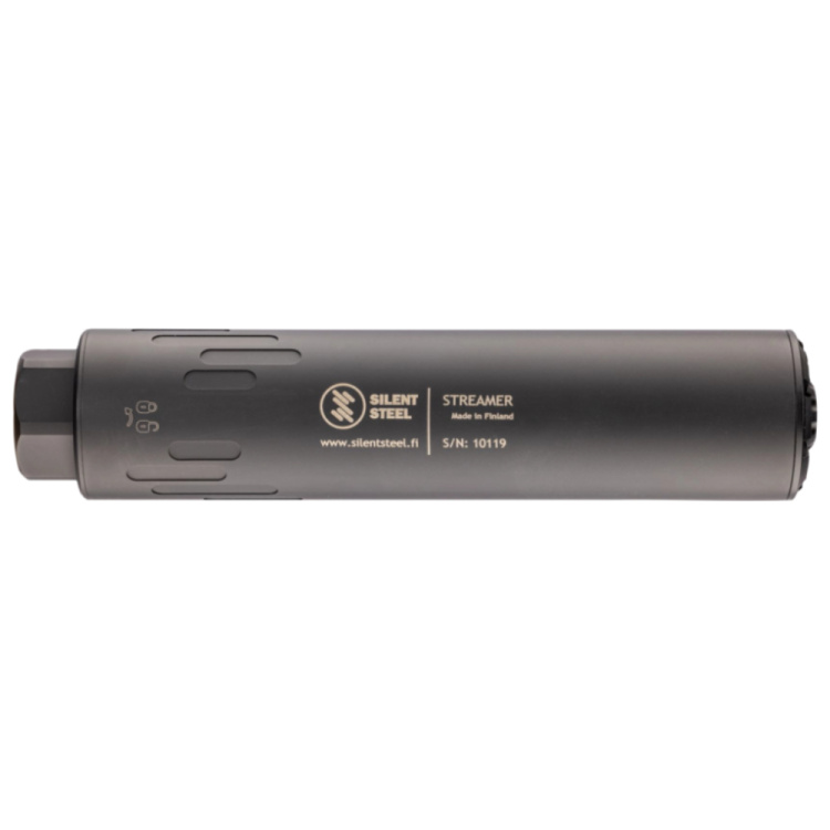 Tlumič Flow Streamer, pro ráže do 7,62 mm, M15x1, Silent Steel