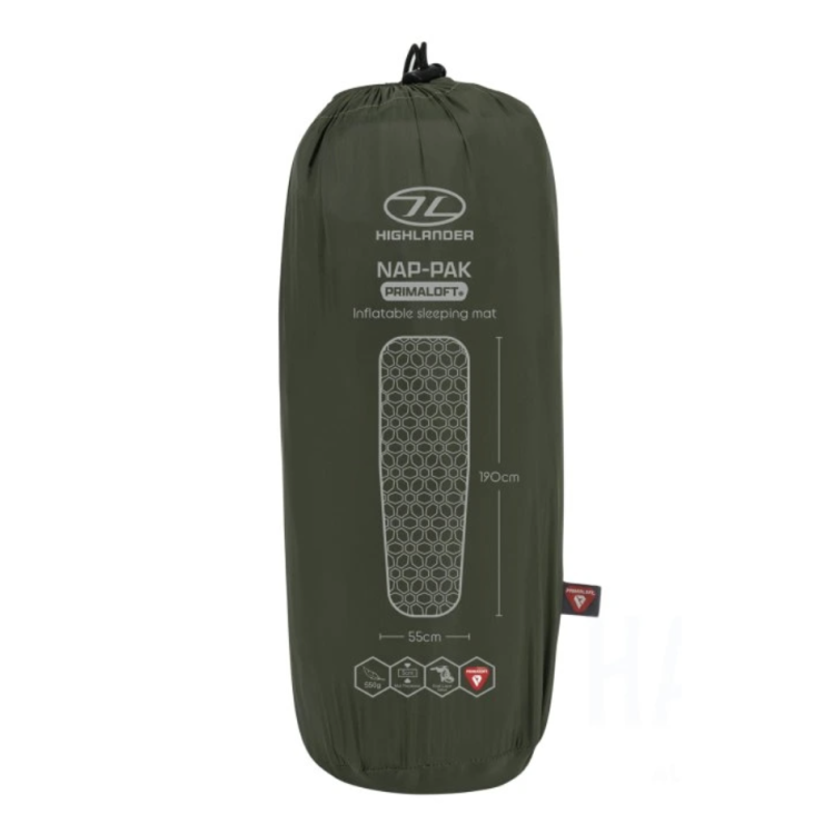 Nafukovací karimatka NAP-PAK Primaloft®, Highlander