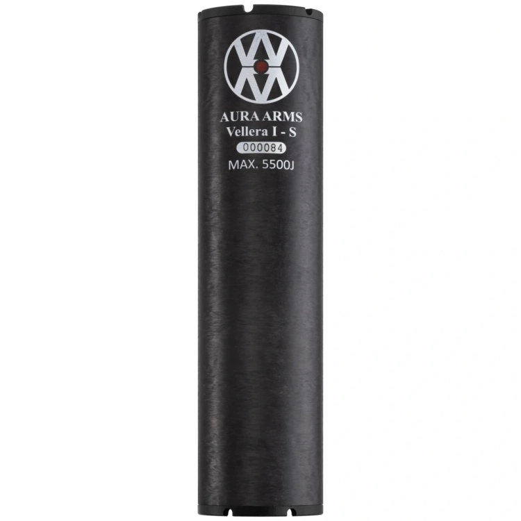 Tlumič Vellera I-S Carbon, do 8 mm (.315″), M15x1, Aura Arms