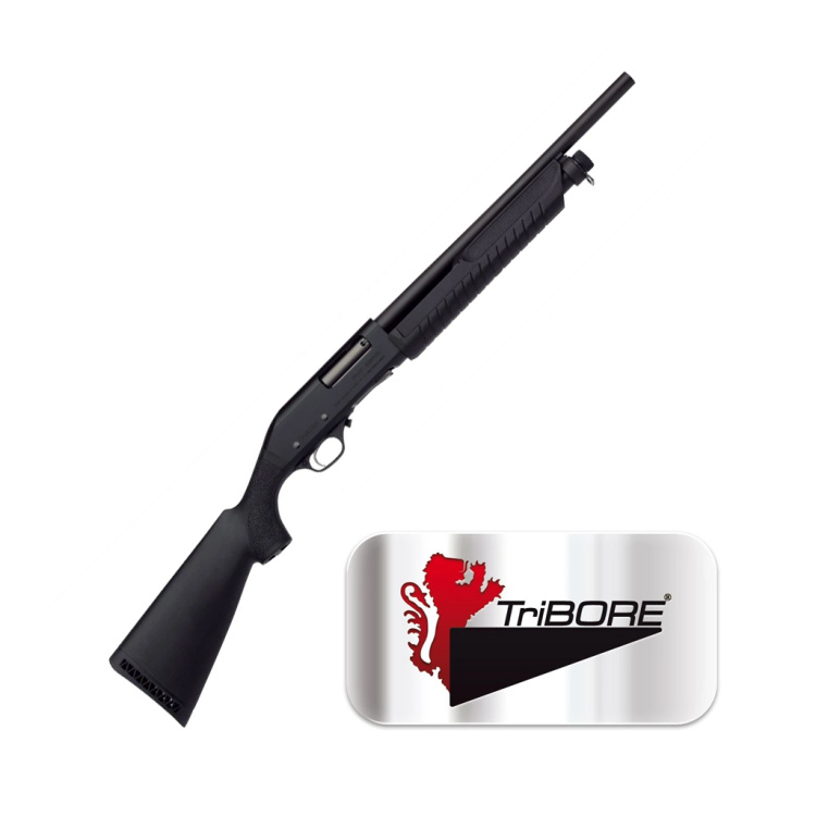 Taktická opakovací brokovnice Fabarm Martial Composite, 12/76, 18″, černá