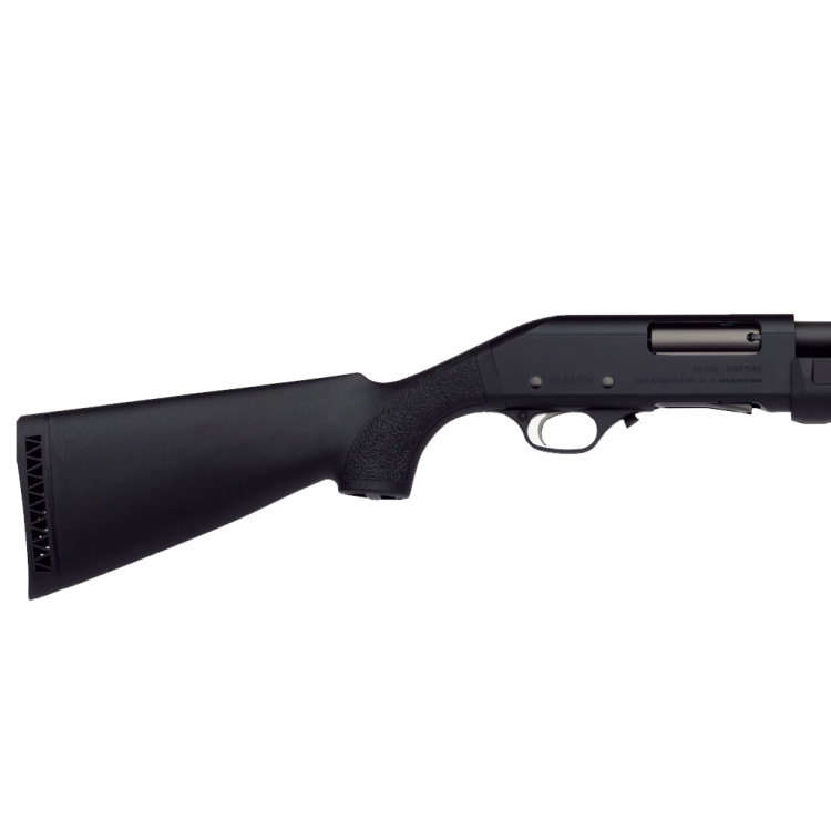 Taktická opakovací brokovnice Fabarm Martial Composite, 12/76, 18″, černá