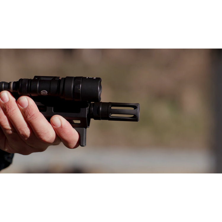 Samonabíjecí pistole DDPCC SBR 8,3", pažba Maxim Defense, cal. 9 mm Luger, Daniel Defense