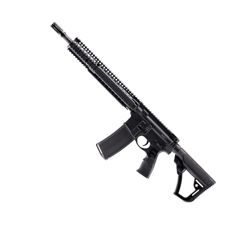 Samonabíjecí puška DDM4 M4A1 SOCOM BLACK W/DD, 14,5", 223 Rem., twist 1:7, Daniel Defense