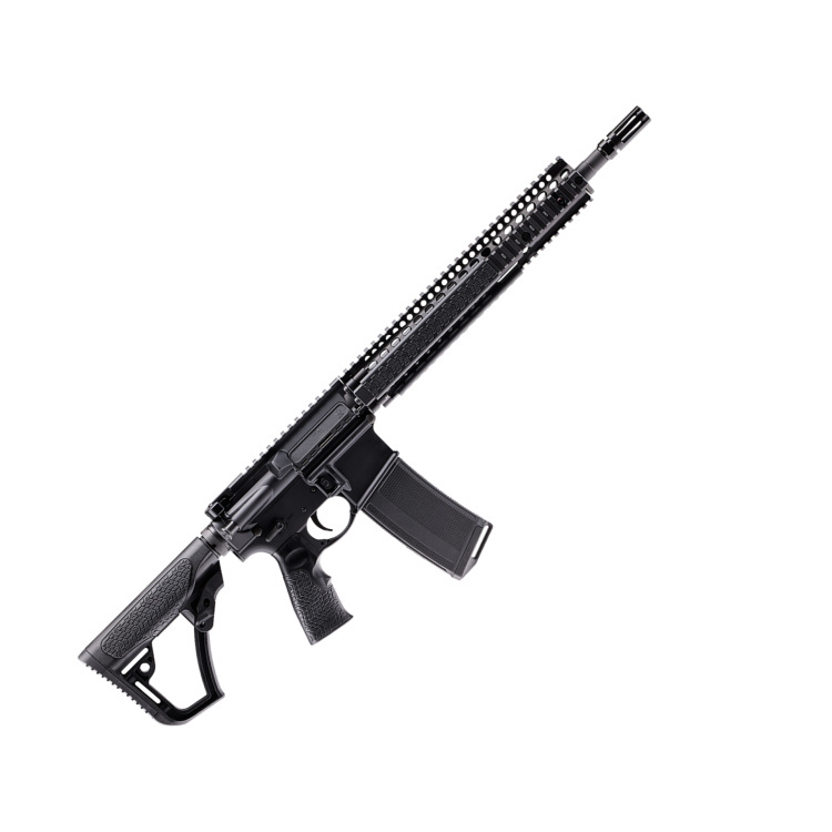 Samonabíjecí puška DDM4 M4A1 SOCOM BLACK W/DD, 14,5", 223 Rem., twist 1:7, Daniel Defense
