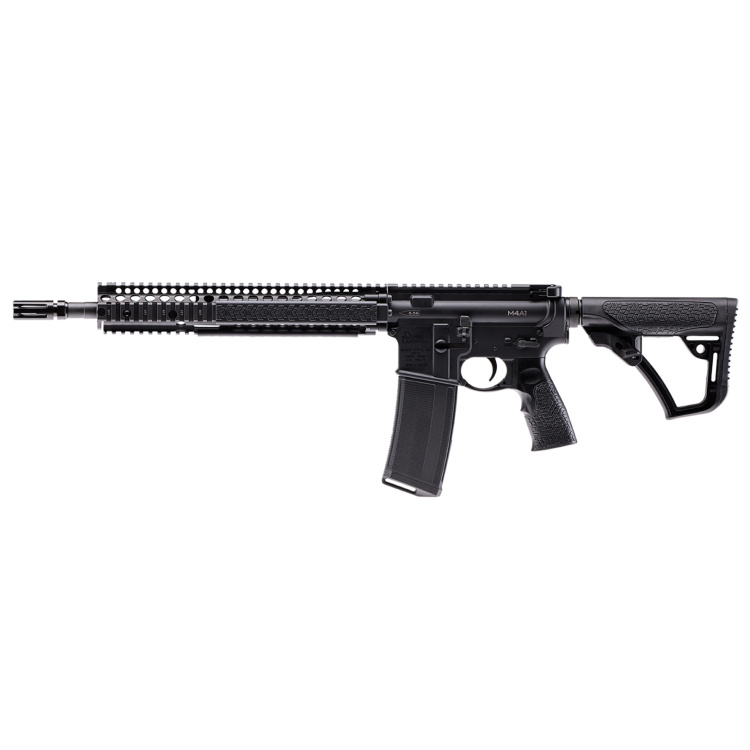 Samonabíjecí puška DDM4 M4A1 SOCOM BLACK W/DD, 14,5", 223 Rem., twist 1:7, Daniel Defense
