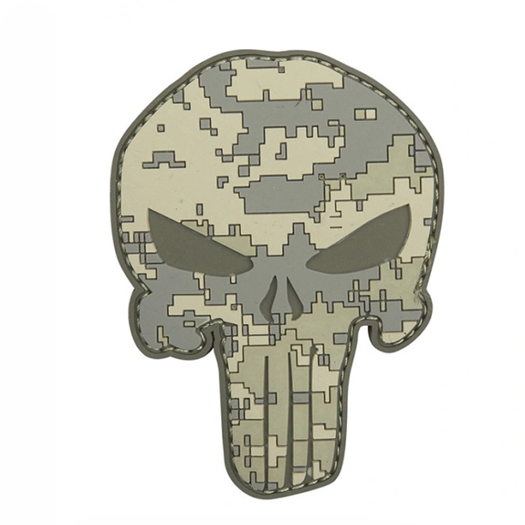 3D PVC nášivka Punisher thunder, 101 INC