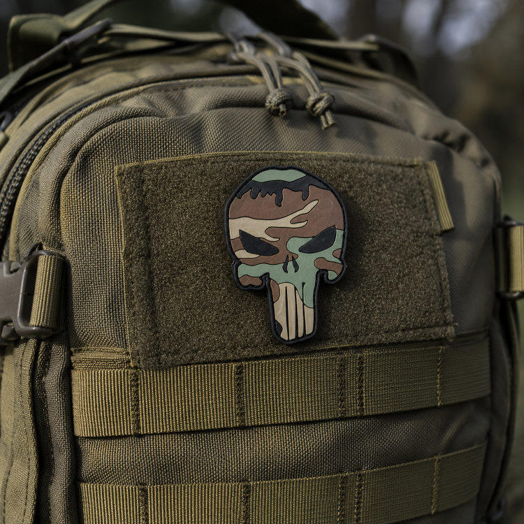 3D PVC nášivka Punisher thunder, 101 INC