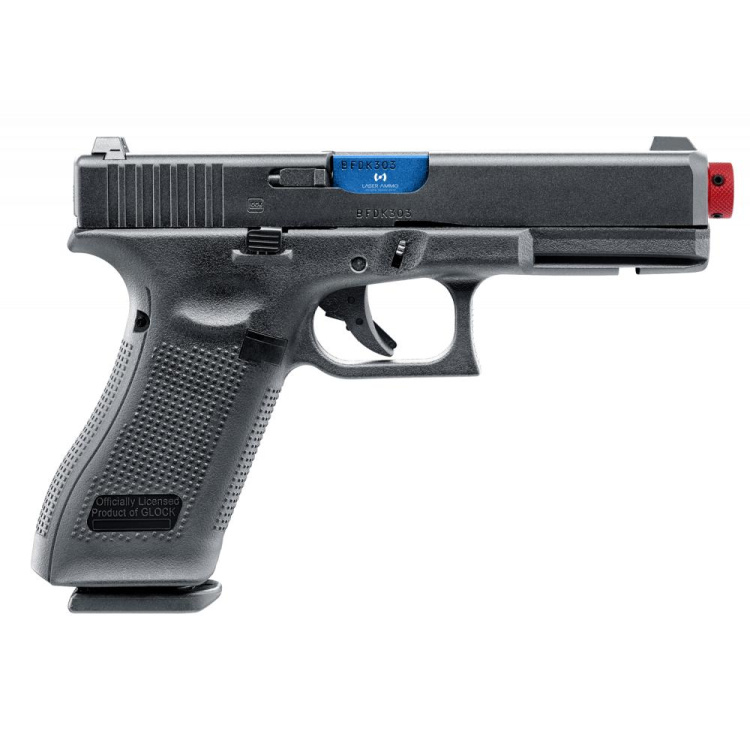 Tréninková pistole se zpětným rázem Umarex G17 Gen5, Laser Ammo