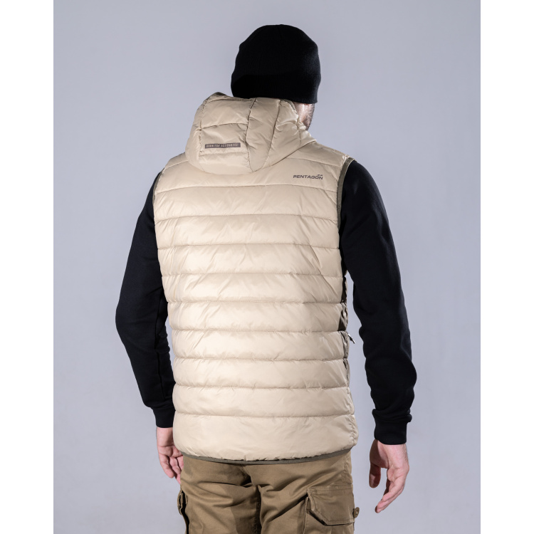 Vesta Aurora 2.0 Puffer Hooded Vest, Pentagon