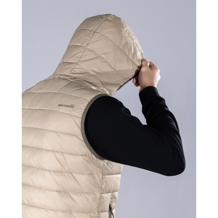 Vesta Aurora 2.0 Puffer Hooded Vest, Pentagon