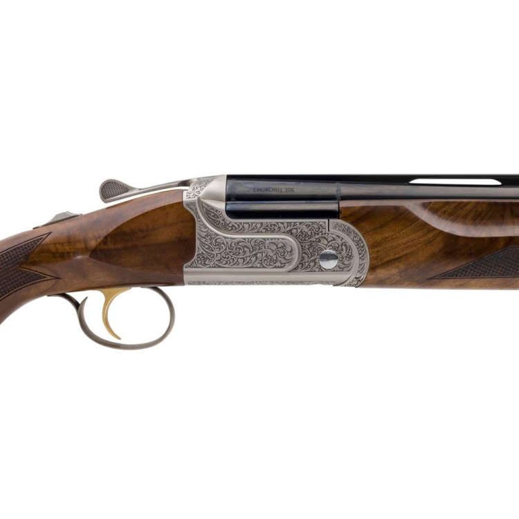 Broková kozlice Churchill 206 Engraved, 12GA, 760 mm, Akkar