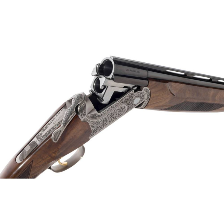 Broková kozlice Churchill 206 Engraved, 12GA, 760 mm, Akkar