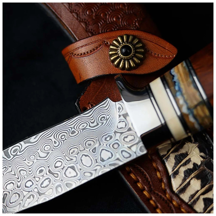 Lovecký nůž Waldmann Full Damascus, Dellinger