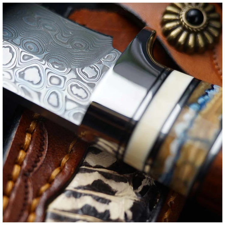 Lovecký nůž Waldmann Full Damascus, Dellinger