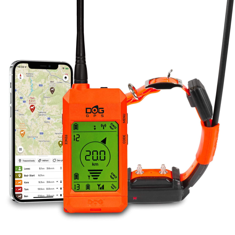 Vyhledávací a výcvikové zařízení pro psy DOG GPS X30T Short, lokalizace až 13 psů, Dog Trace - Vyhledávací a výcvikové zařízení pro psy DOG GPS X30T Short, lokalizace až 13 psů, Dog Trace
