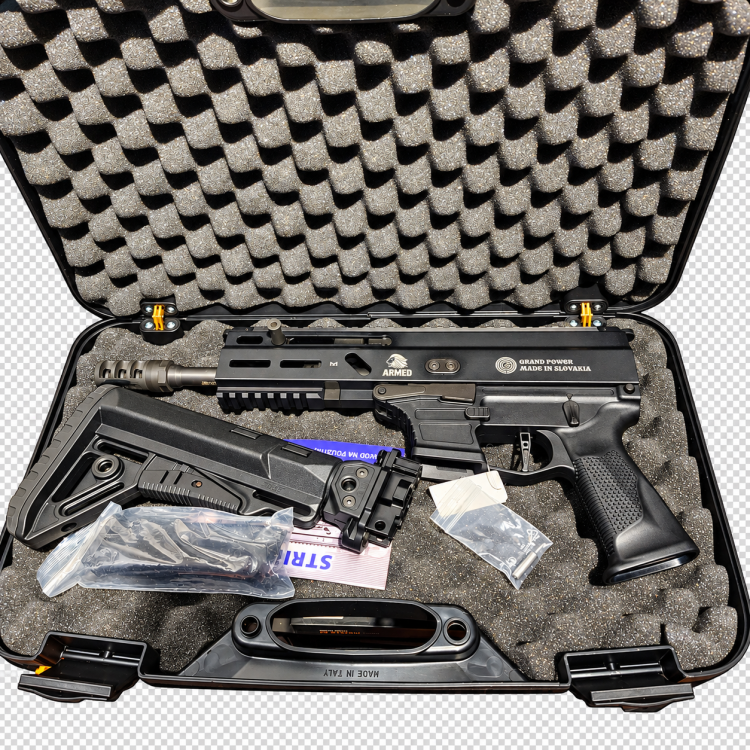 Samonabíjecí pistole Grand Power Stribog SP9A3G, 9 mm Luger, 8”