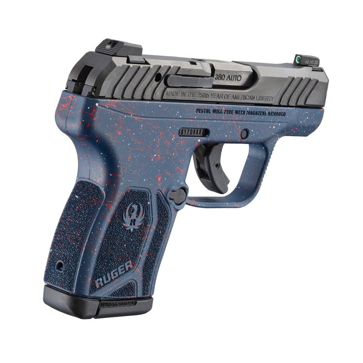 Pistole Ruger LCP MAX Limited 250th Anniversary, 9 mm Browning court - Pistole Ruger LCP MAX Limited 250th Anniversary, 380 Auto