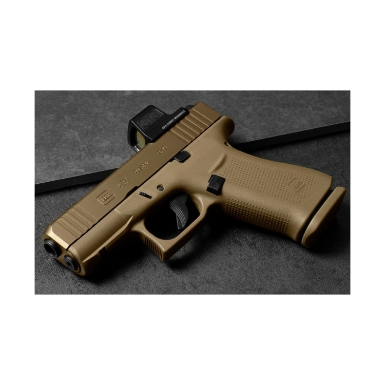 Pistole Glock 43X MOS-K, Coyote,  9mm Luger, Gen5, limitovaná edice, zánovní