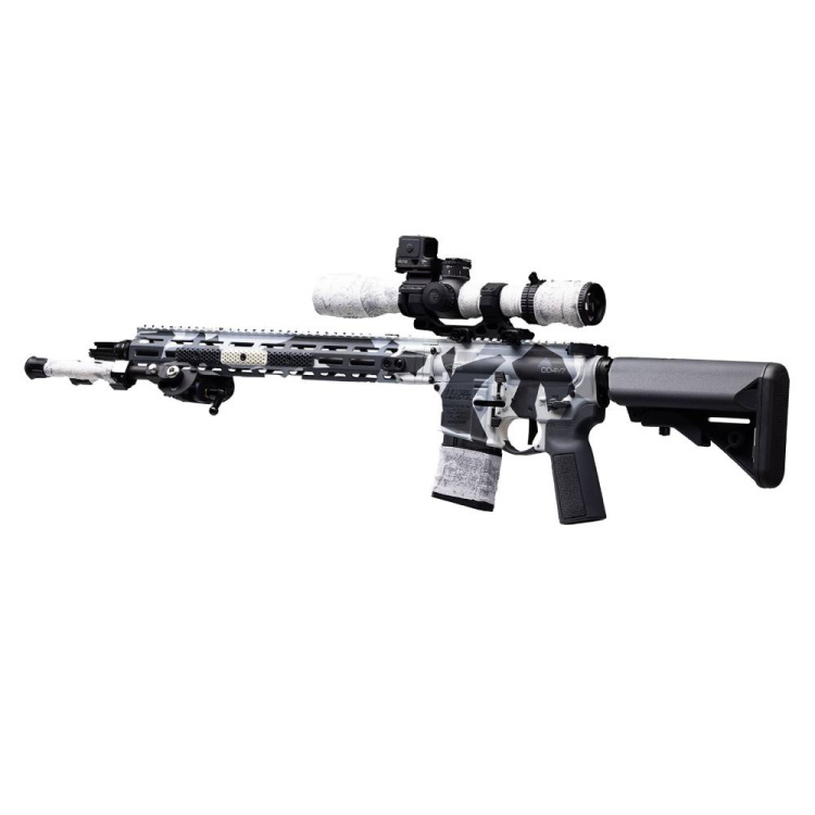 Samonabíjecí puška ICE BREAKER-DD4 V7, snow camo cerakote, 223 Rem. 16“, Daniel Defense - ICE BREAKER-DD4 V7