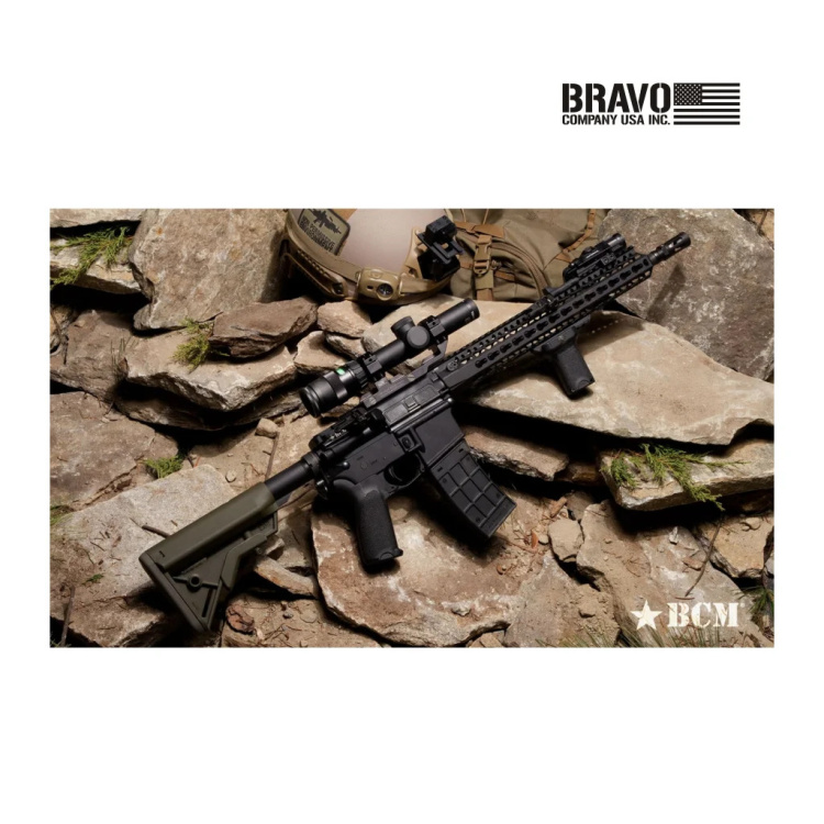 Pistolová rukojeť BCM Gunfighter grip AR-15, Mod 2, Černá