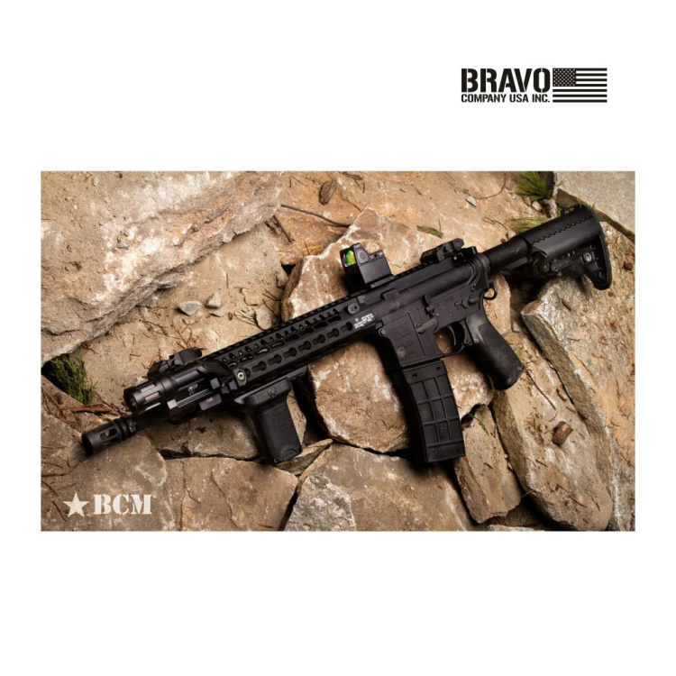 Pistolová rukojeť BCM Gunfighter grip AR-15, Mod 2, Černá